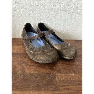 Naot Kirei Shoes Women’s 10-10.5 EU 41 Brown Leather Comfort Slip Mary Jane